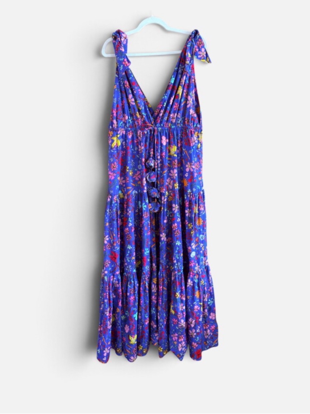 J.Crew x Dauphinette Cornucopia Floral Tiered Maxi Cover-Up Dress XL